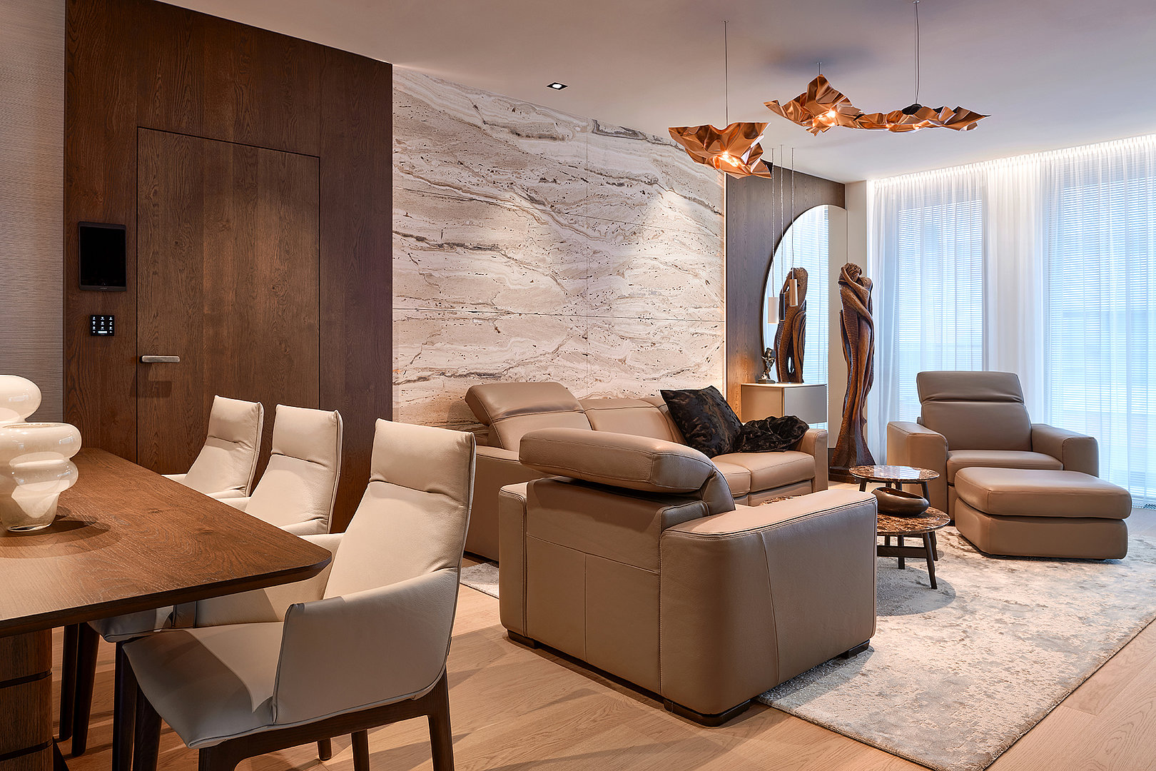 Interior doors with perfectly coordinated materials — HANÁK Nábytek