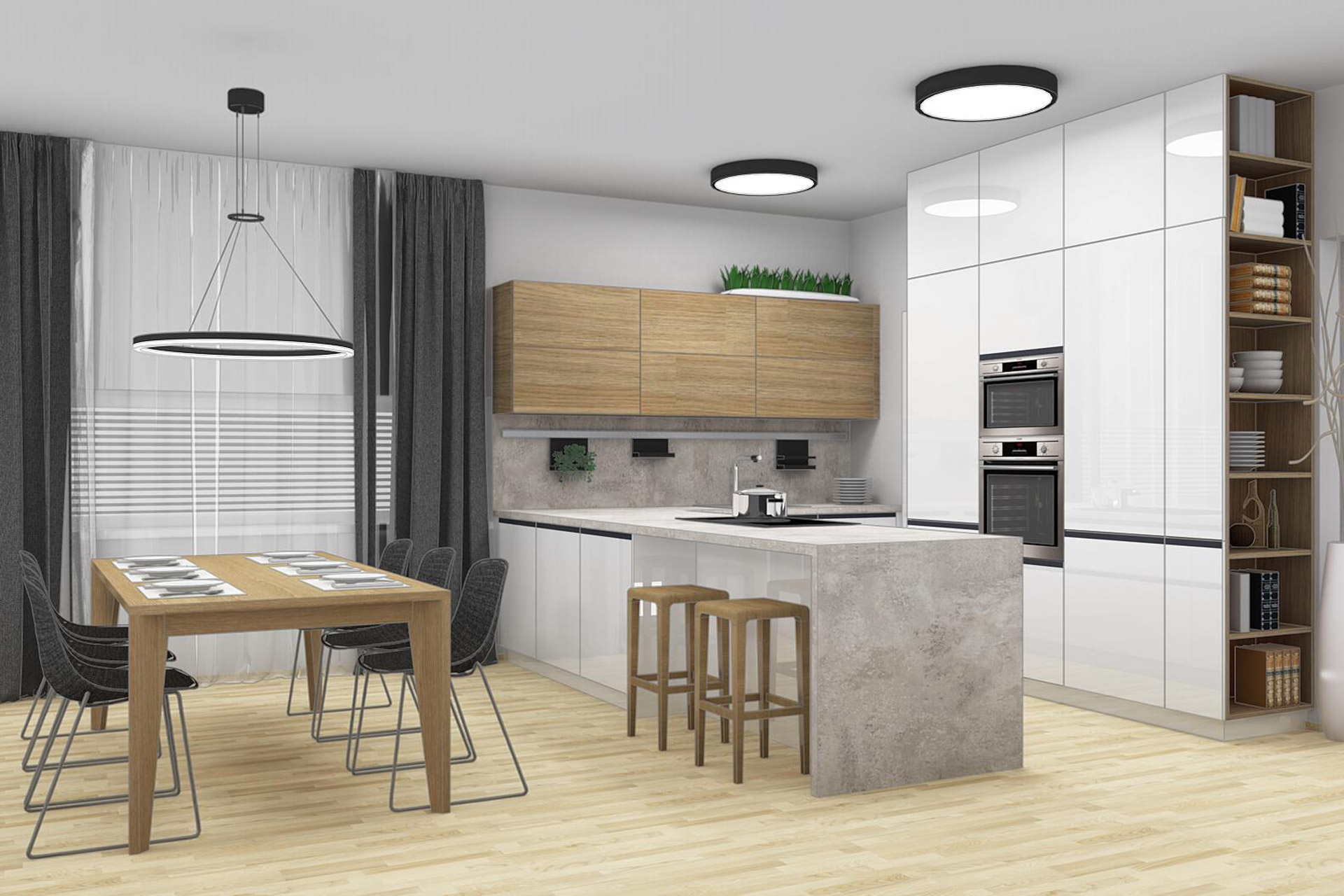 Hanák Interior design Kitchen Dining room