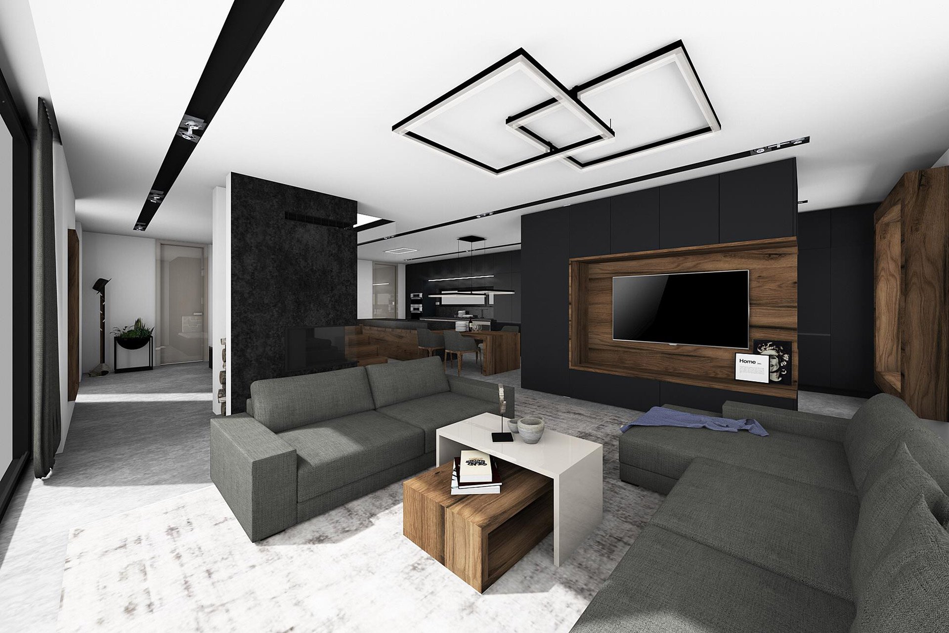 Hanák Interior design Living room