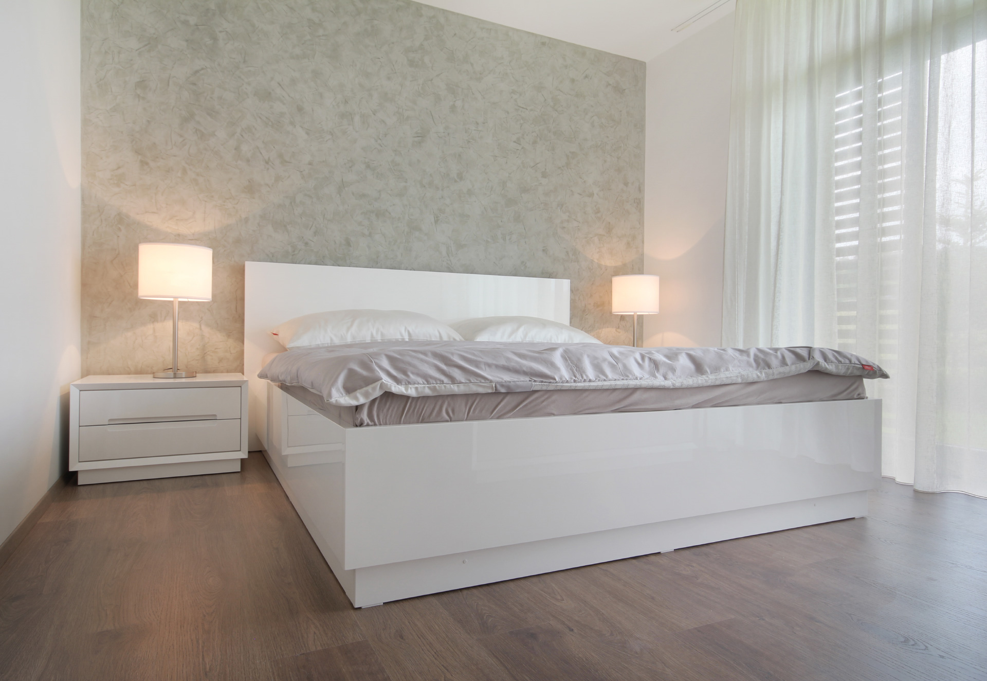 HANAK furniture in the Loreta Homes Pyšely development project bedroom