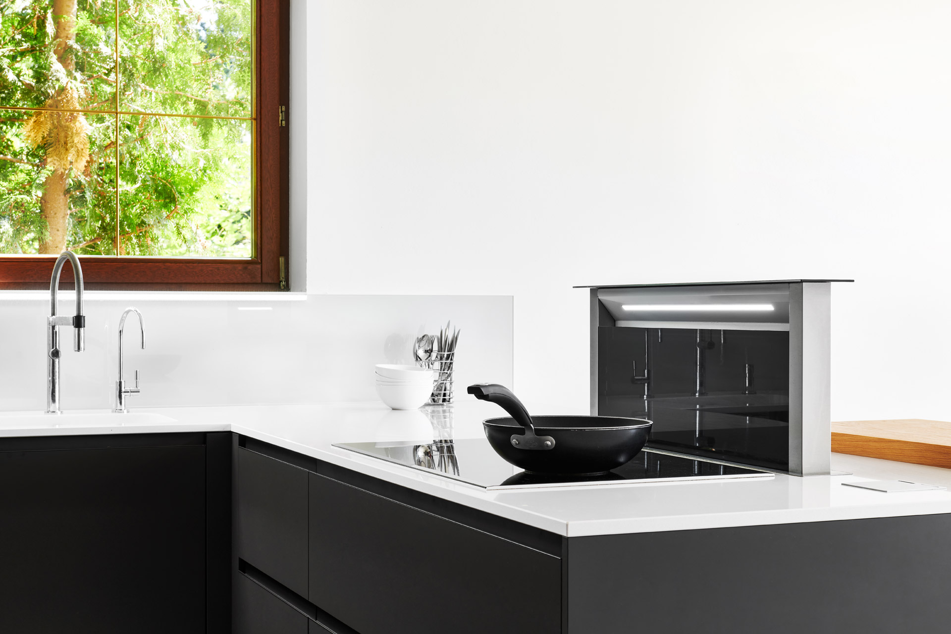 Hanák furniture Modern kitchen SIMPLE Lacquer titanium