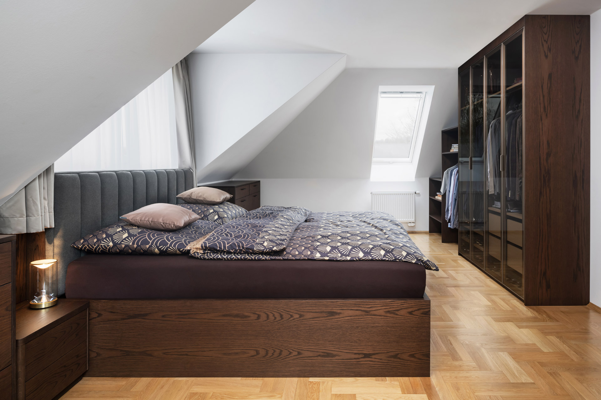 Réalisation de la chambre à coucher HANÁK MEUBLES