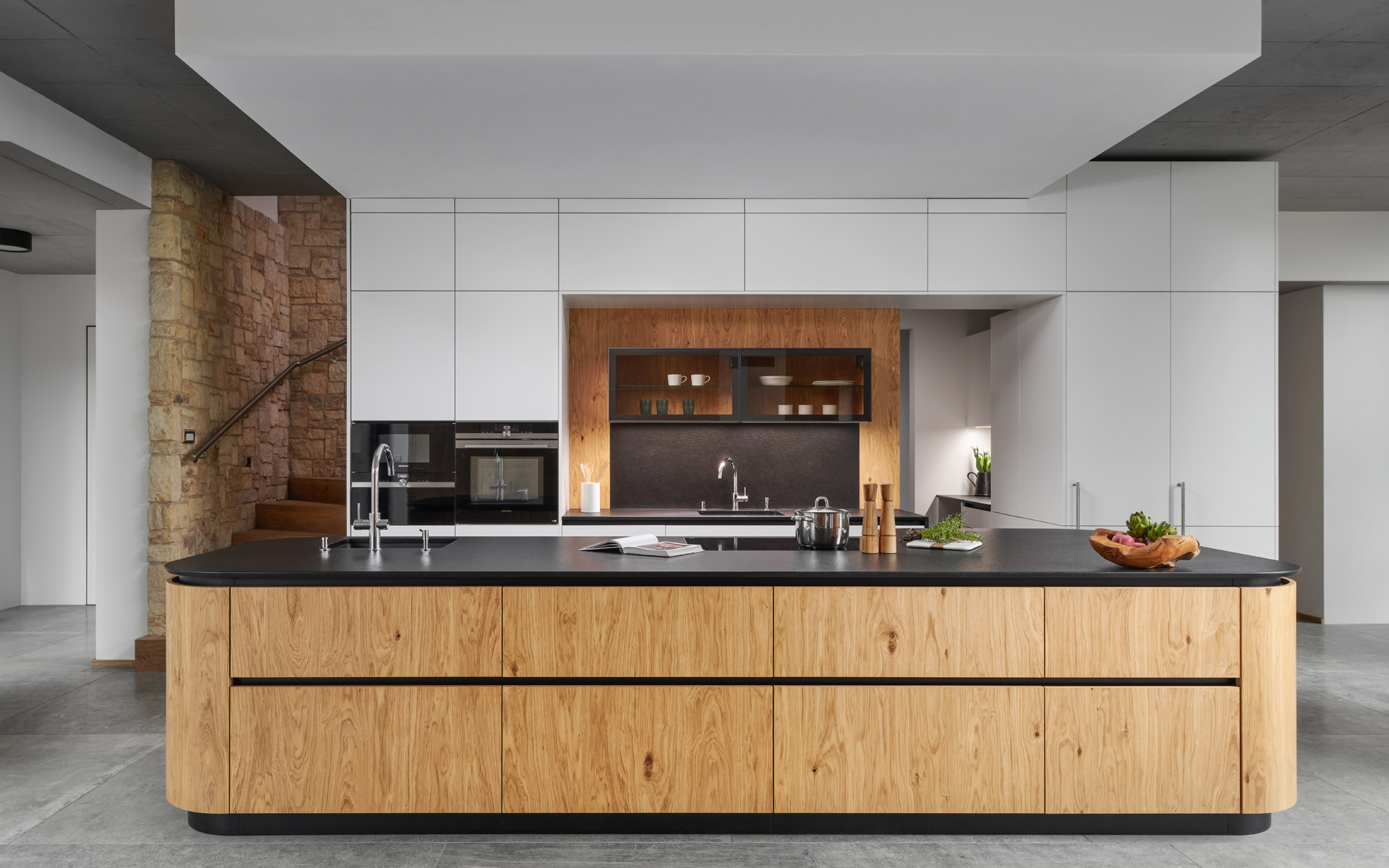 Hanák Reference Kitchen Veneer White varnish