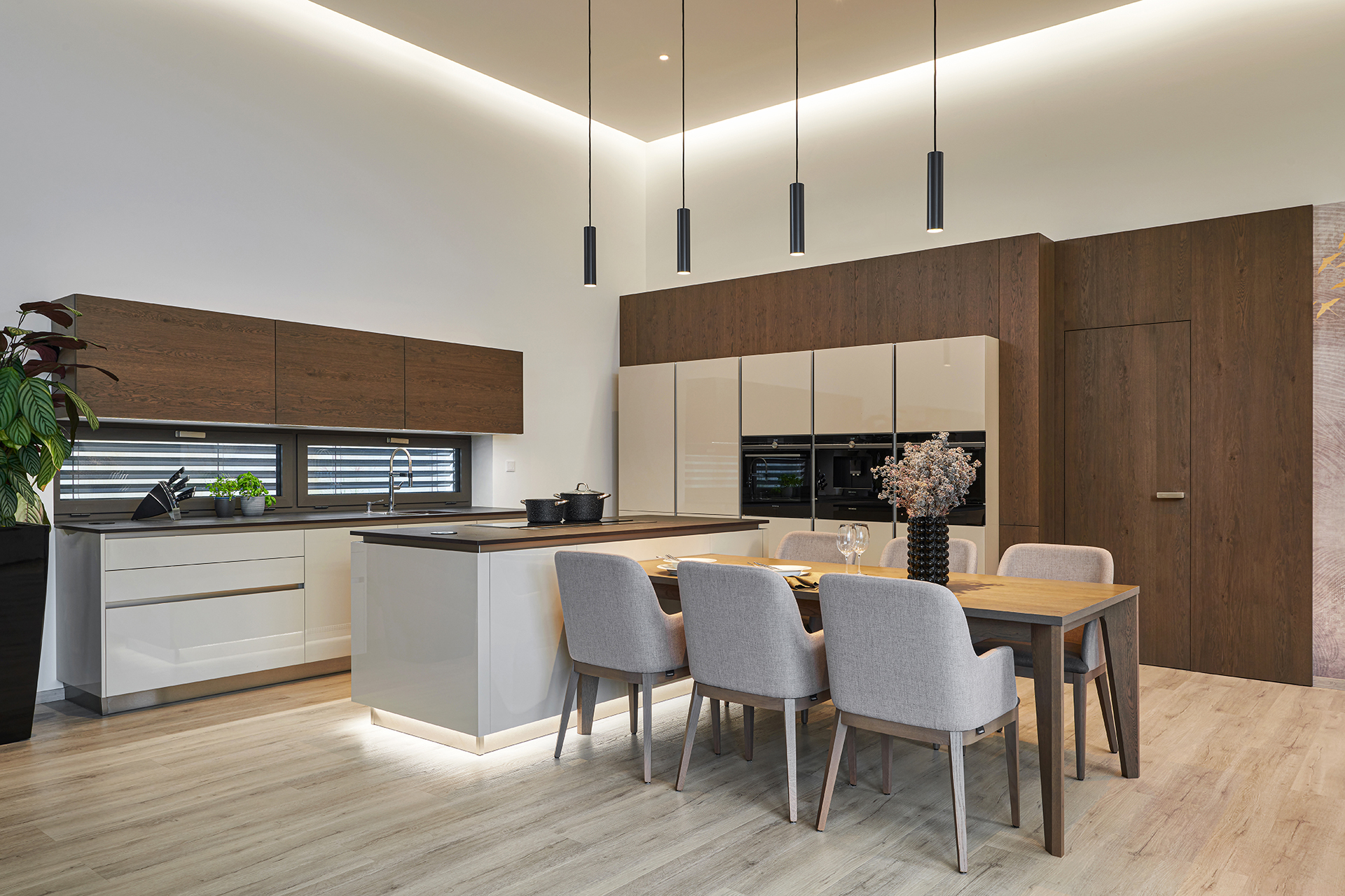 Hanák interior concept kuchyně, obývací pokoj
