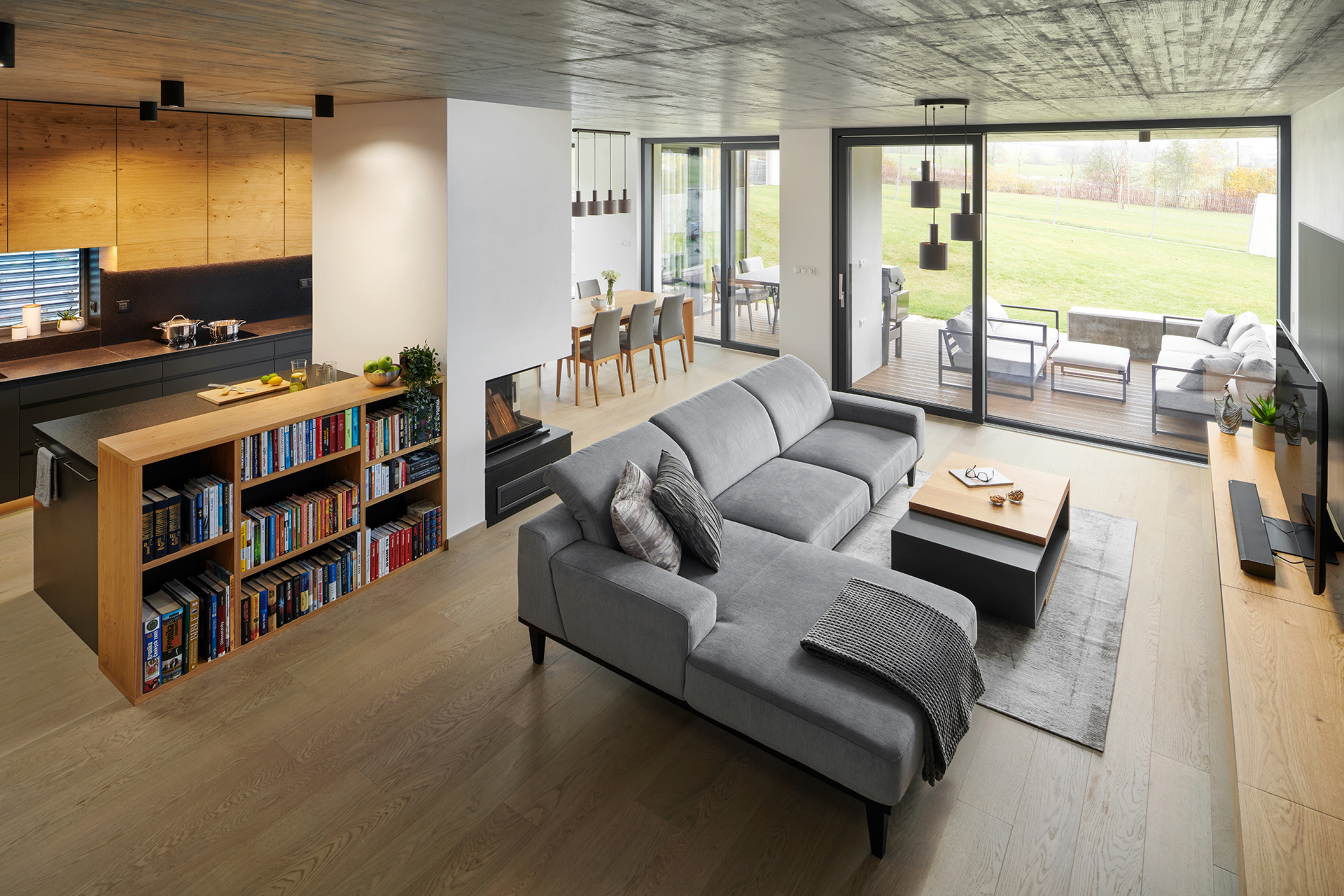 Hanák Tailor-made house Living room