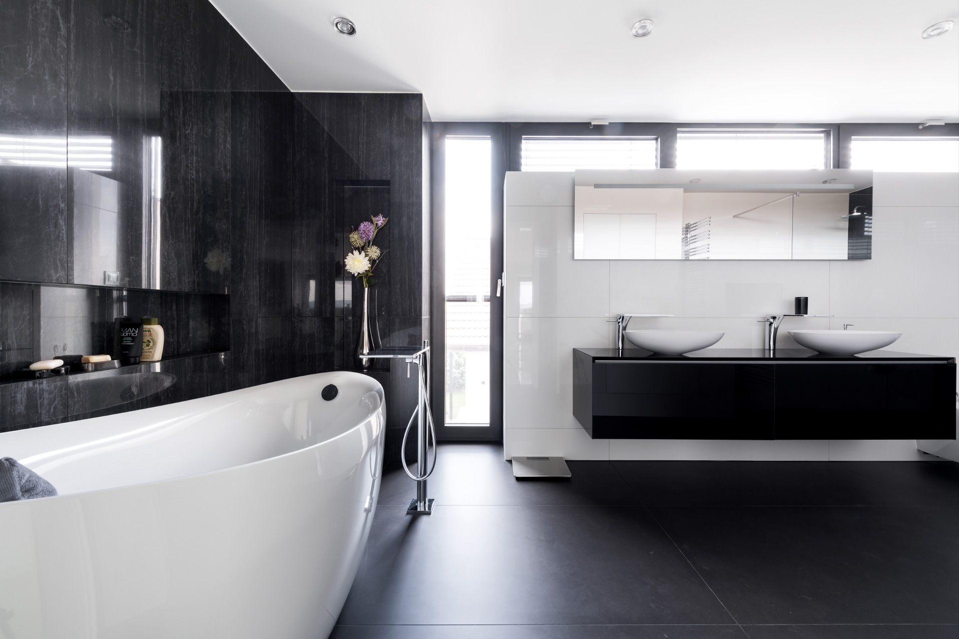 Hanak Мебель реализация современного интерьера ванная комната