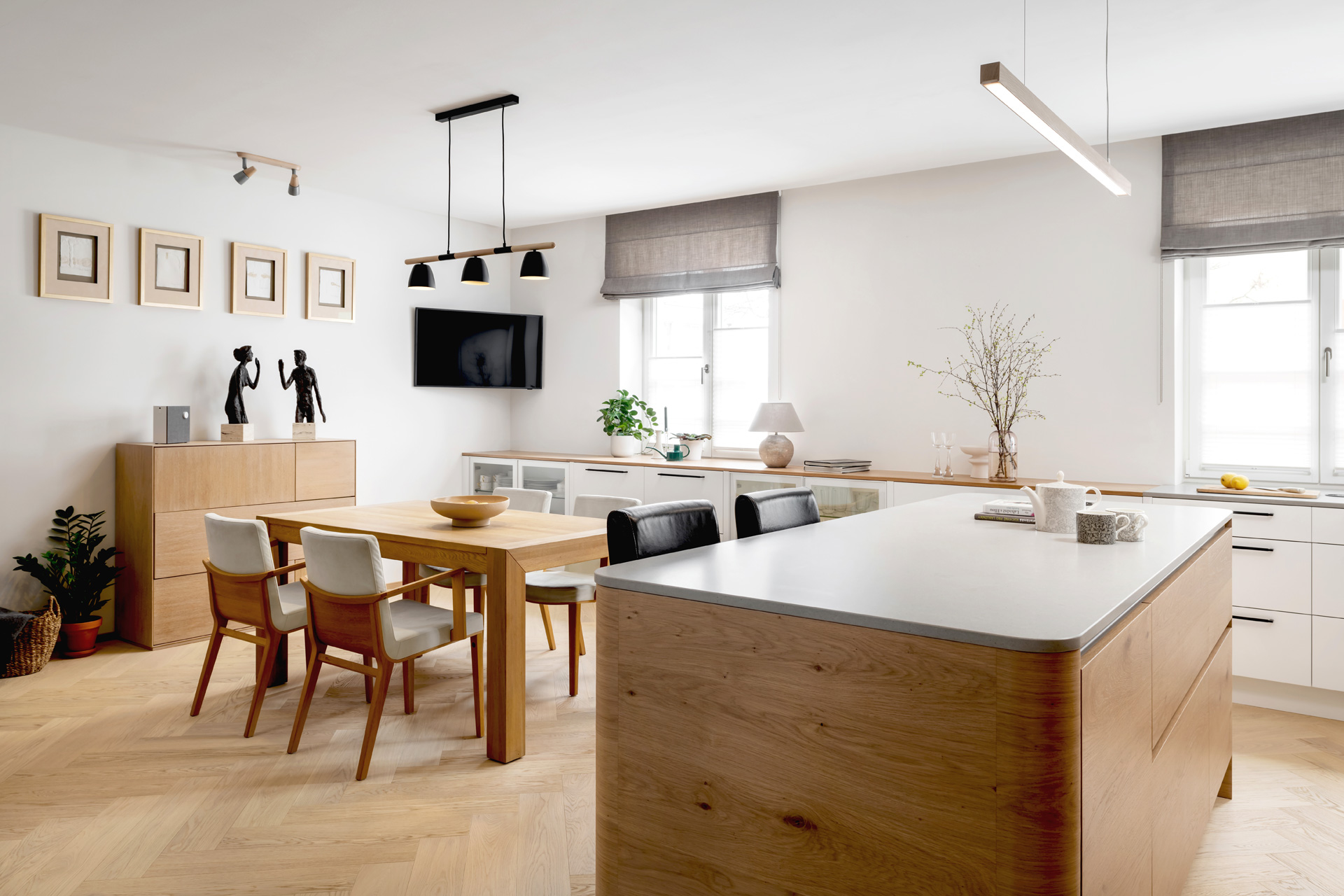 Hanák Furniture Realization Kitchen Rounded lines