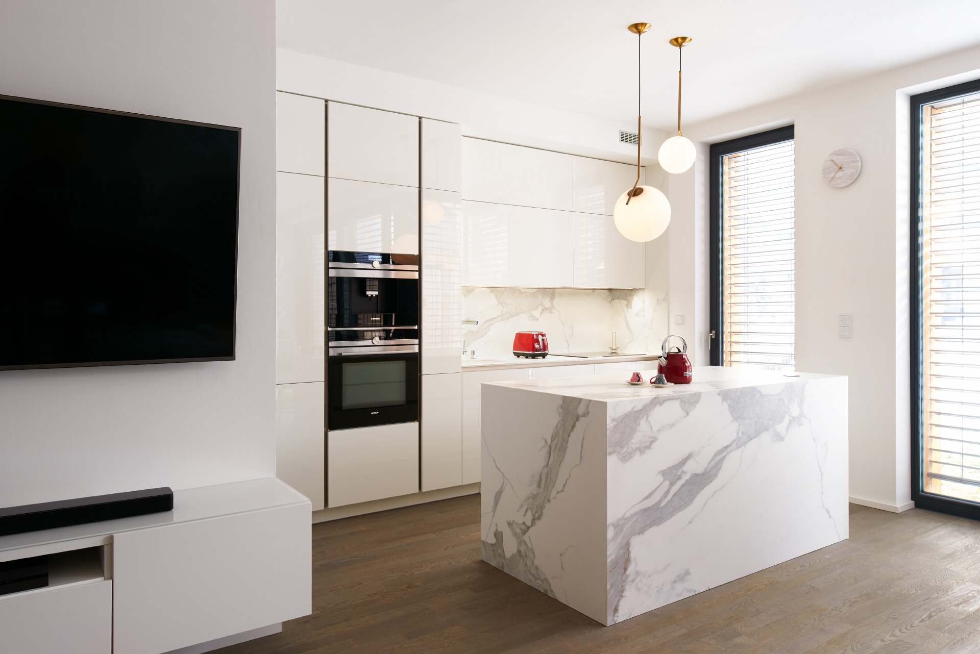 Hanák ELITE kitchen white varnish