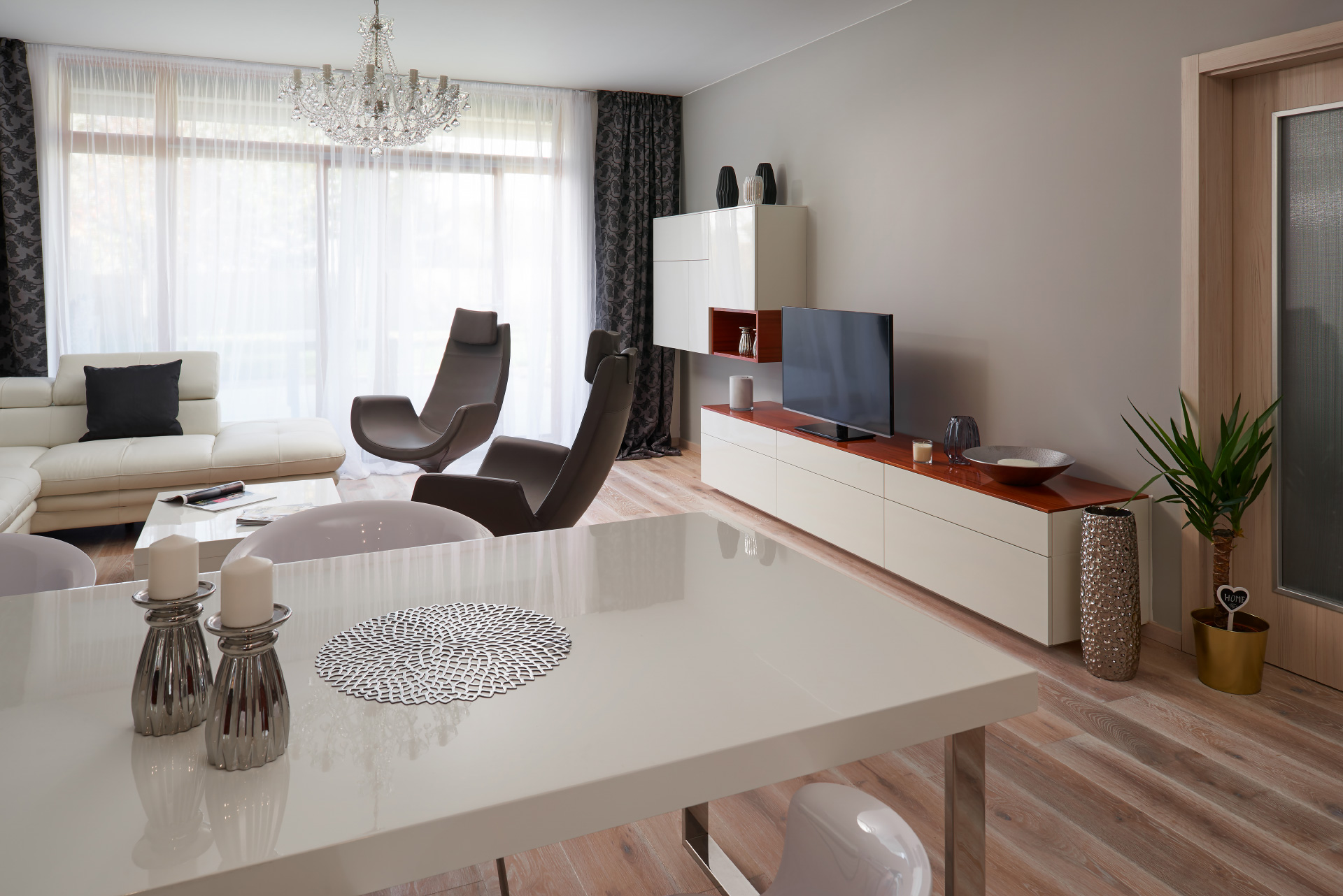 Hanák-Möbel Realisierung Wohnzimmer