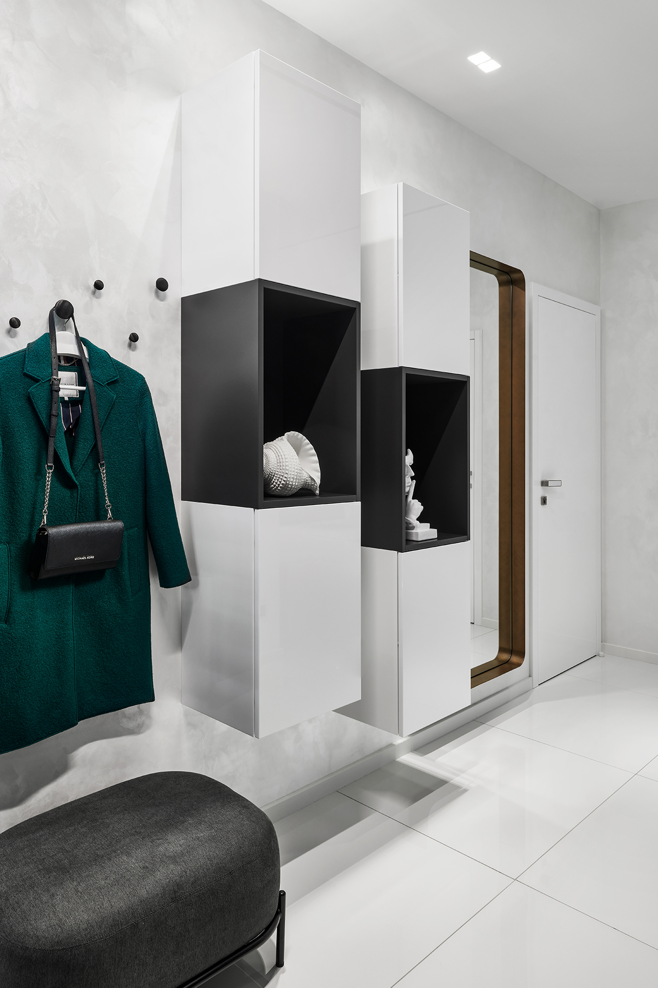 Hanák-Möbel Realisierung Garderobe
