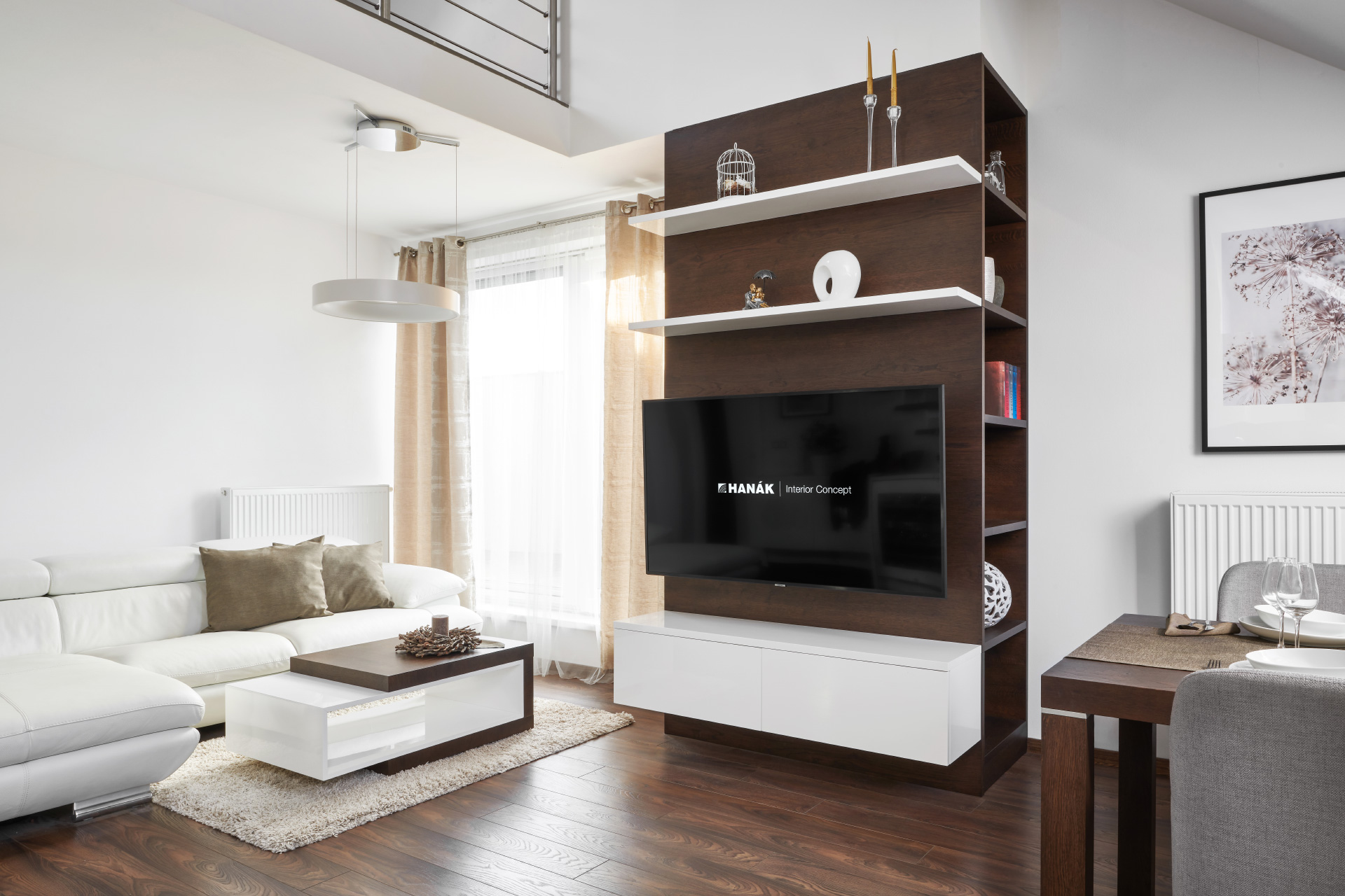 Hanák nábytok realizácia obývacia izba