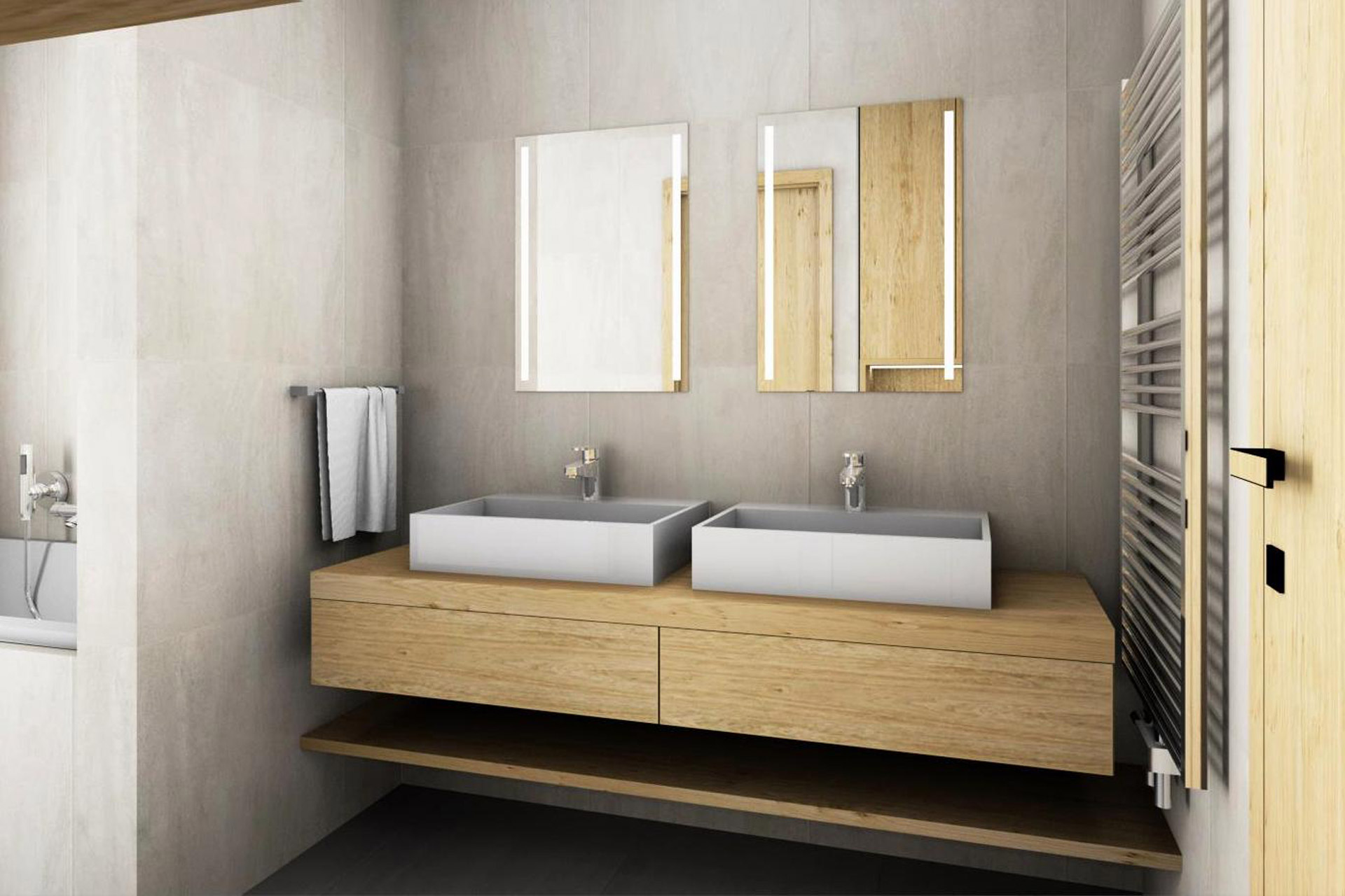 Hanák nábytek Дизайн интерьера ванная комната