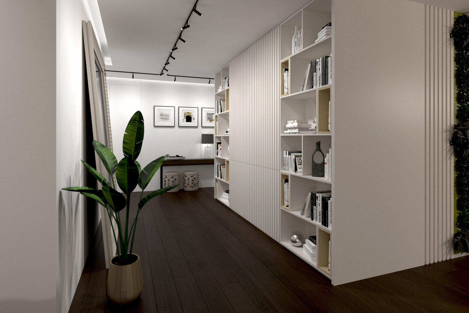 Hanák Návrh moderného interiéru Obývacia izba