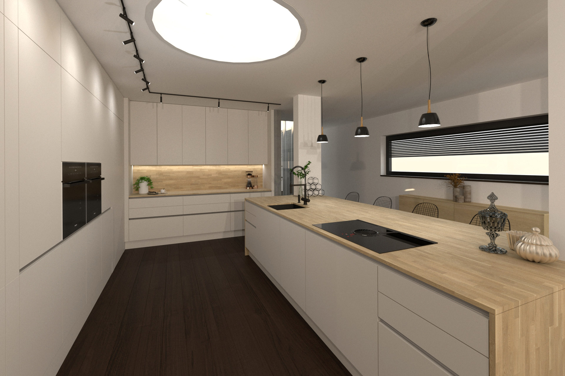Hanak Modern interior design of the house Kitchen