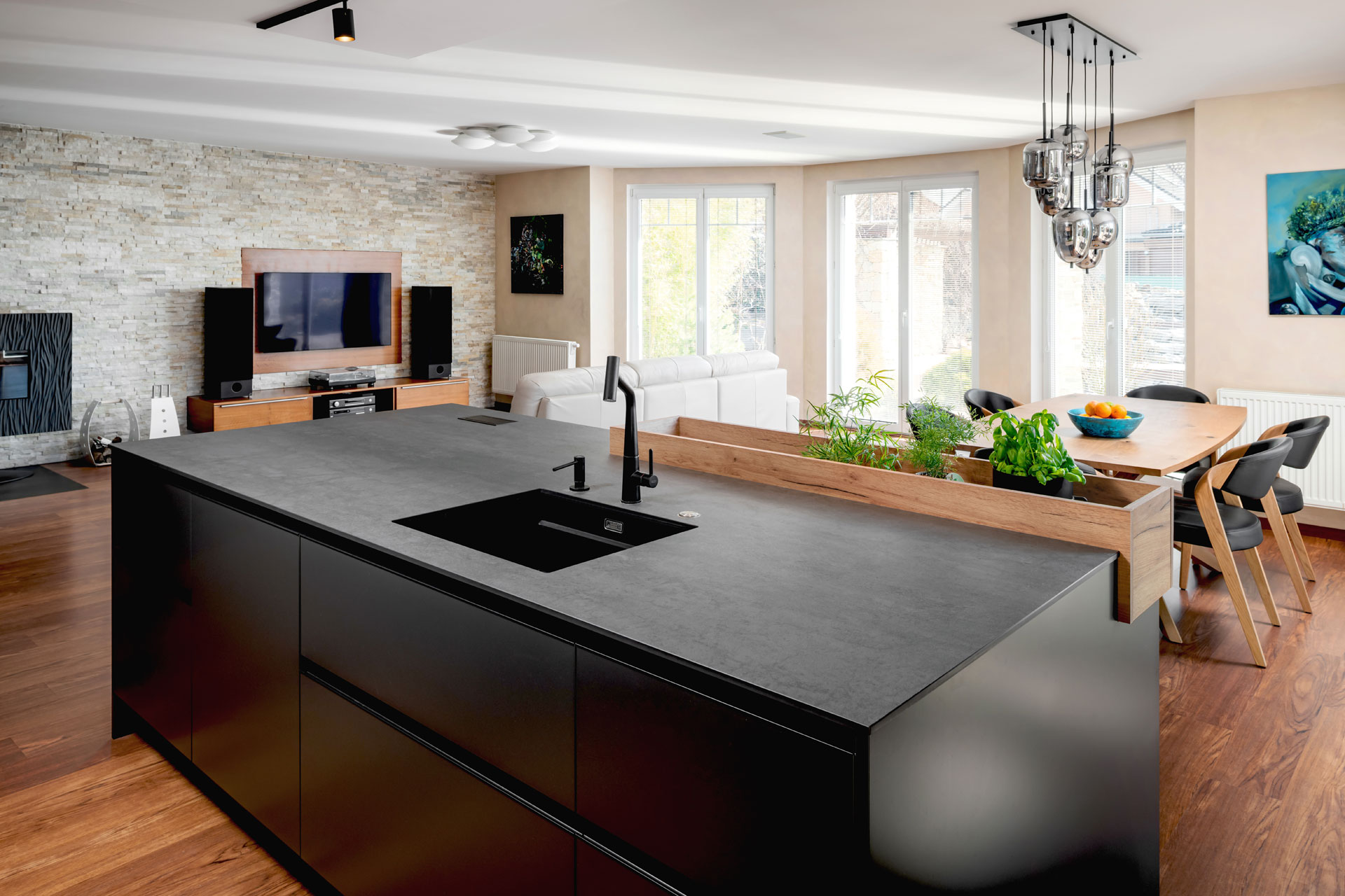 Hanák Furniture Realization of a modern kitchen SIMPLE