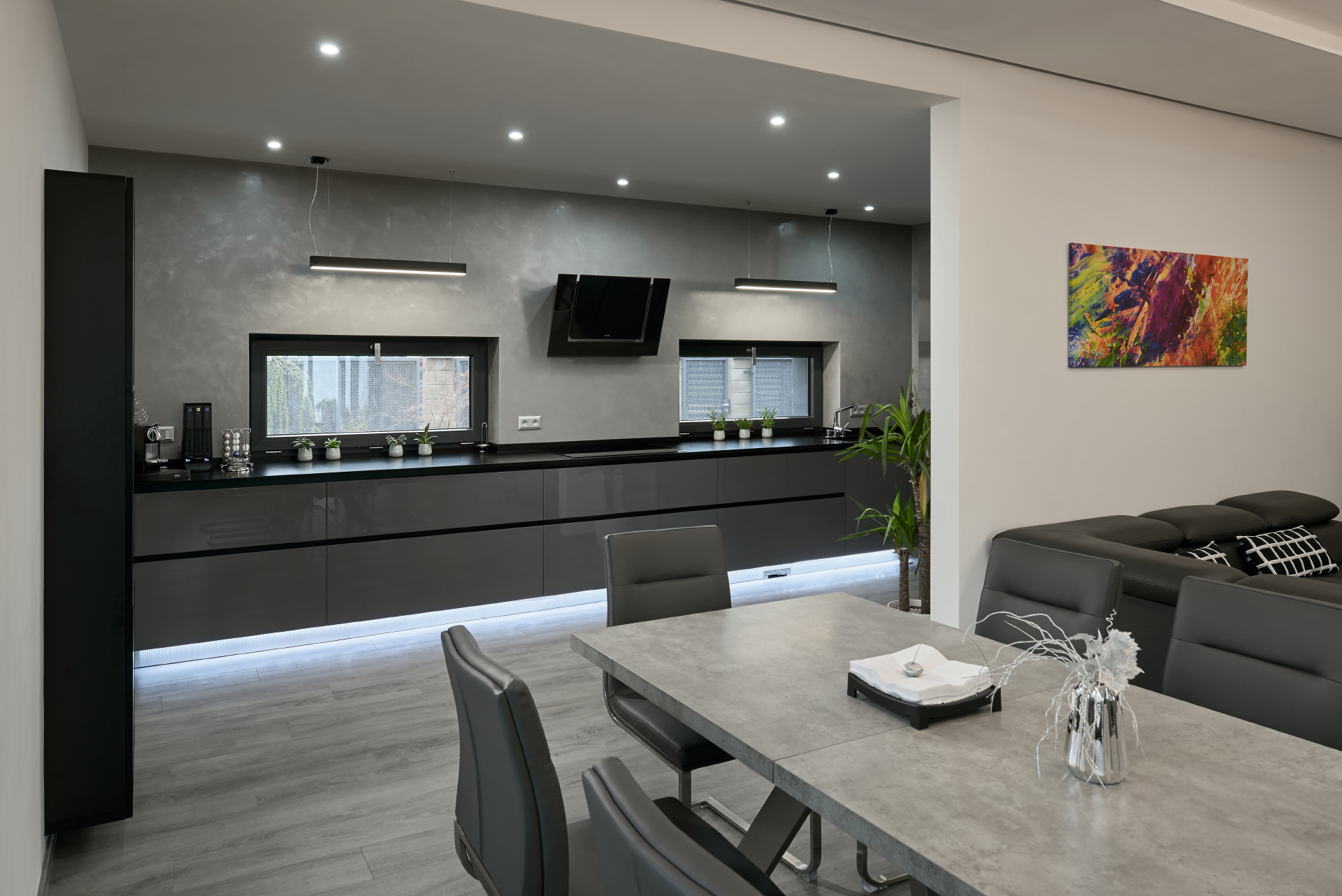 Hanák nábytek Reference Gray kitchen