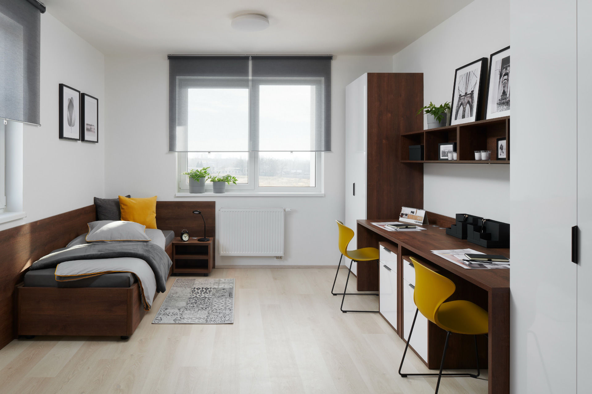 Meubles Hanák Chambre d'étudiant moderne 