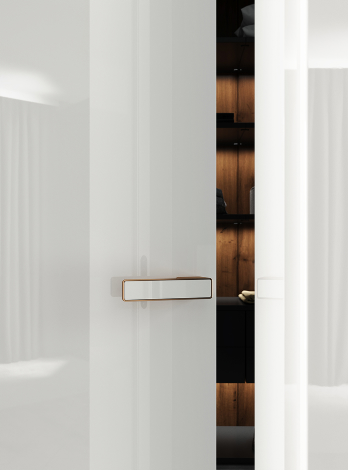 Porte d'intérieur de meuble Hanák MILLENIUM-LITE Porte blanche