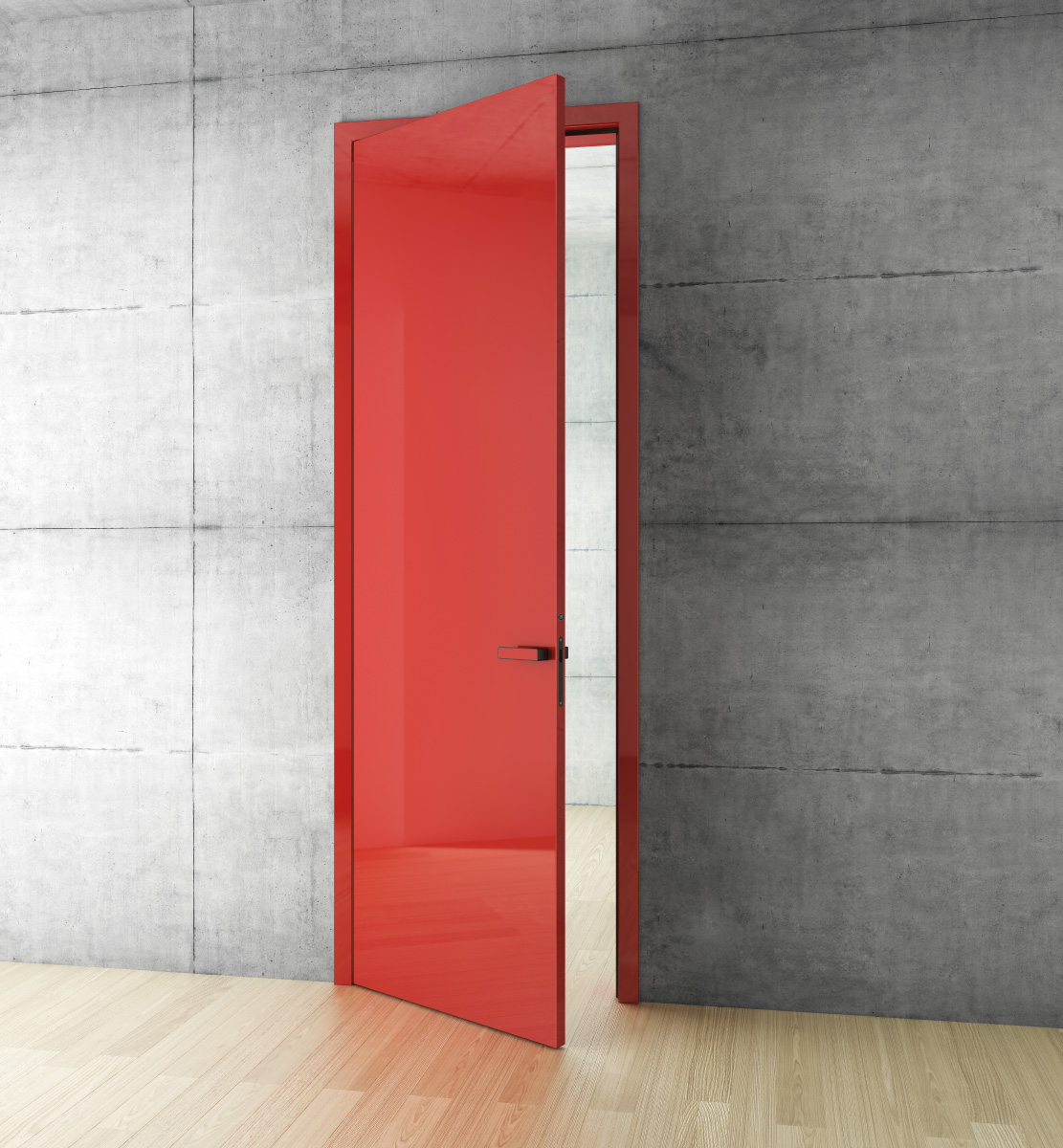 Межкомнатные двери MILLENIUM бренд ХАНАК красная дверь