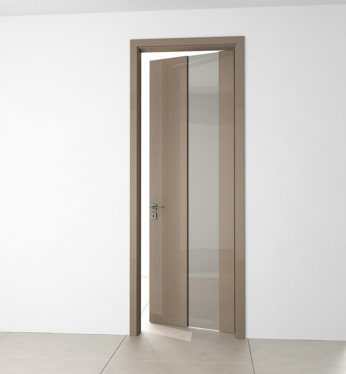 Jednoduché a elegantní prosklené dveře z kolekce HANÁK.