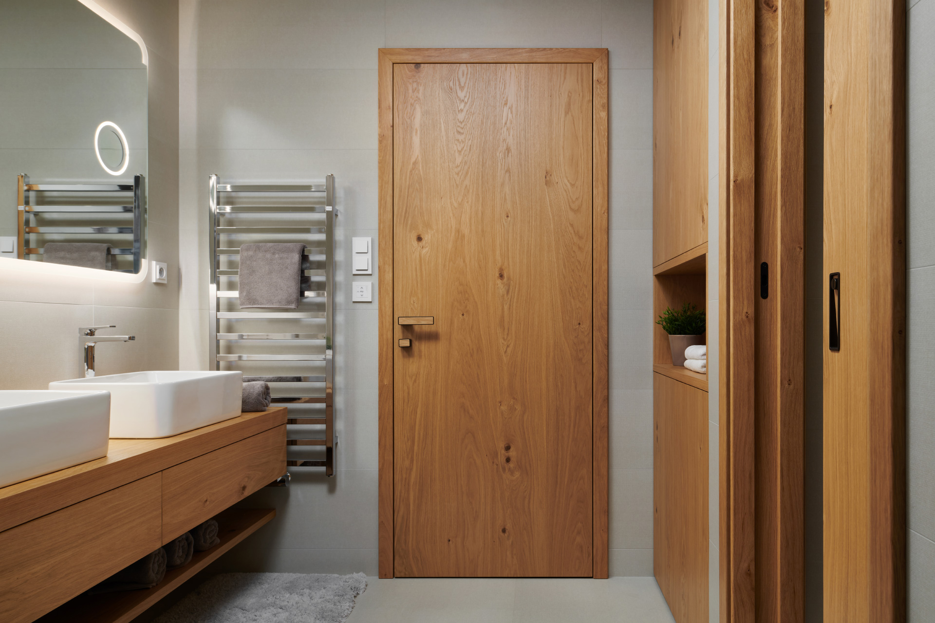 Hanák furniture  LINE bathroom interior doors