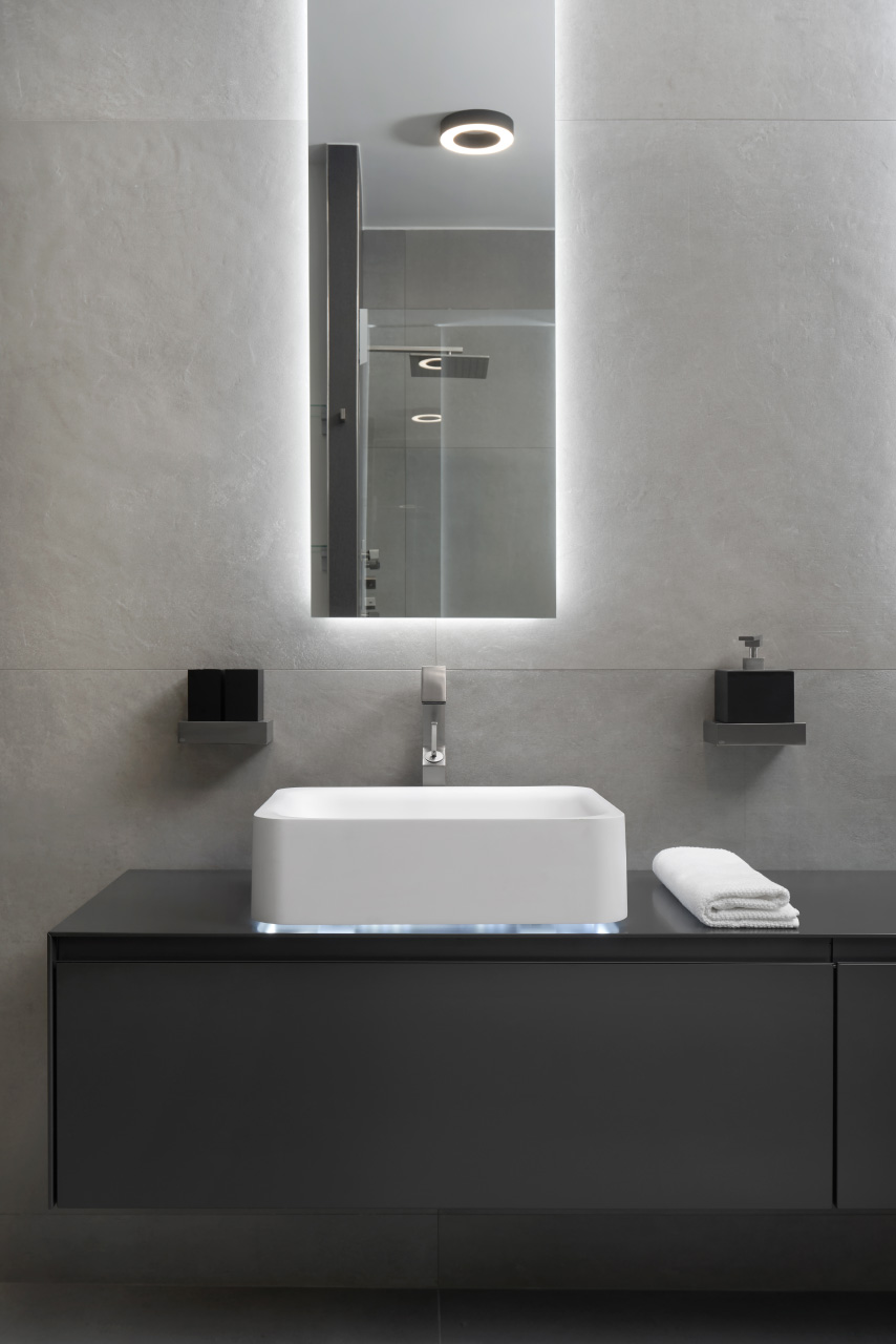 Ханак мебель Реализация ванной комнаты MODUS шкафчики для ванной