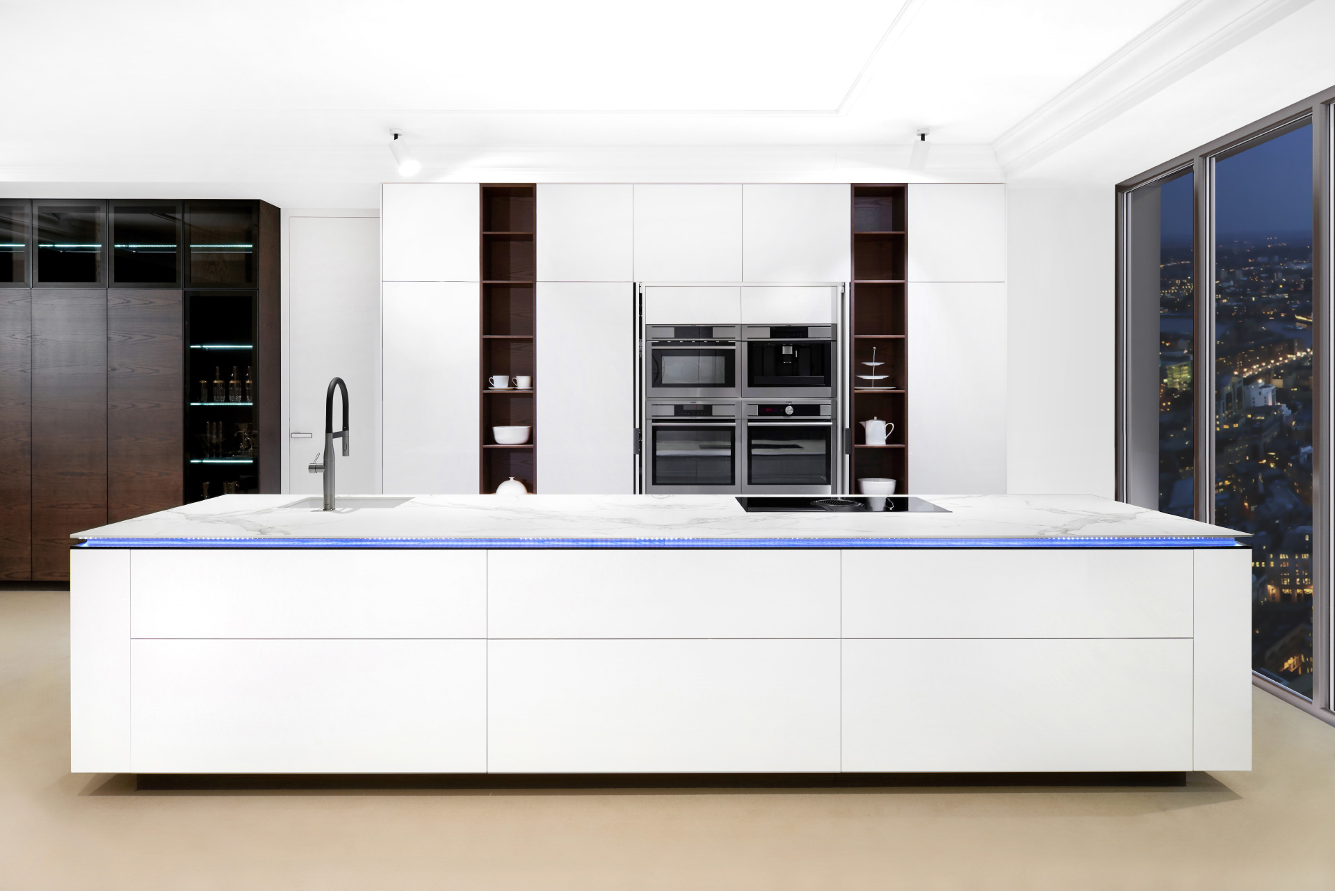 White HANÁK kitchen Island