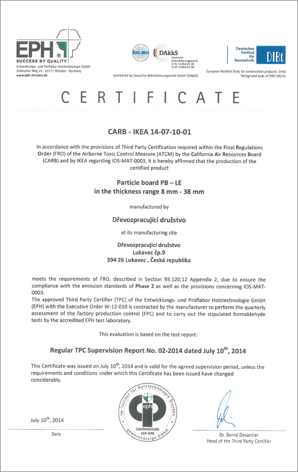 hanak_carb_certifikat